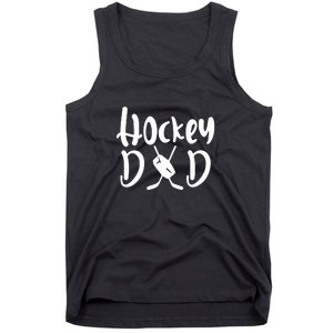 Funny Hockey Dad Gift Father's Day Tank Top