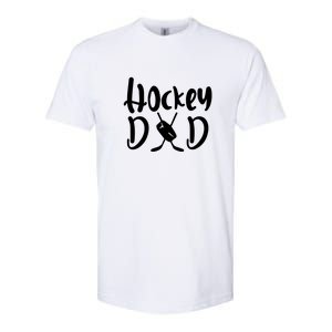 Funny Hockey Dad Gift Father's Day Softstyle CVC T-Shirt