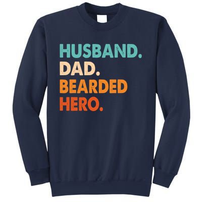 Funny Husband Dad Beard Legend Vintage Bearded Sweatshirt