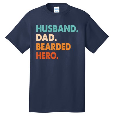 Funny Husband Dad Beard Legend Vintage Bearded Tall T-Shirt