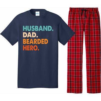 Funny Husband Dad Beard Legend Vintage Bearded Pajama Set