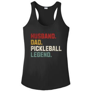 Funny Husband Dad Pickleball Legend FatherS Day Gift Ladies PosiCharge Competitor Racerback Tank