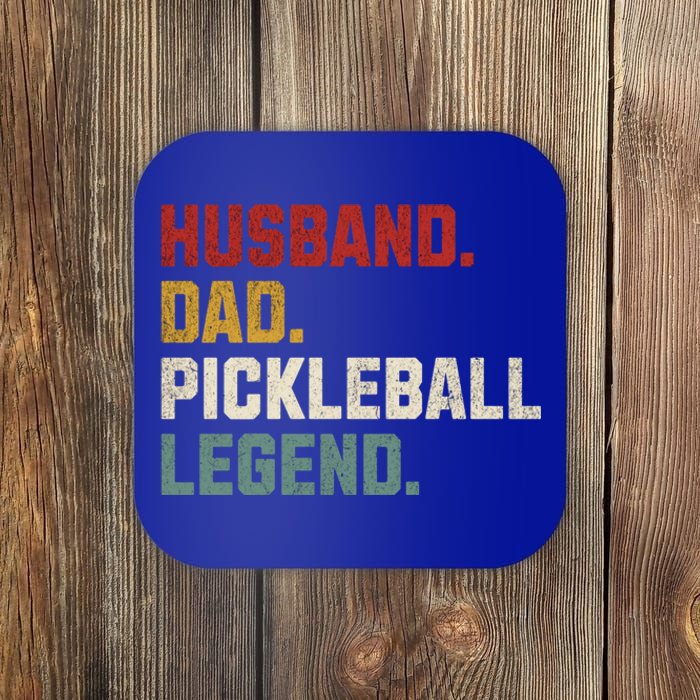 Funny Husband Dad Pickleball Legend FatherS Day Gift Coaster