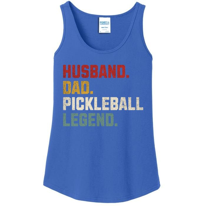 Funny Husband Dad Pickleball Legend FatherS Day Gift Ladies Essential Tank