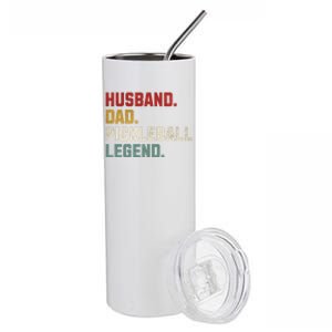 Funny Husband Dad Pickleball Legend FatherS Day Gift Stainless Steel Tumbler