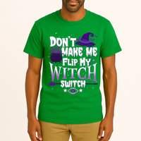 Funny Halloween Don't Make Me Flip My Witch Switch Tall T-Shirt
