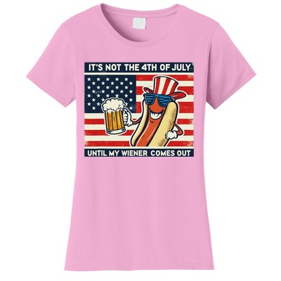 Funny Hot Dog 4th Of July Wiener Women's T-Shirt