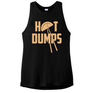 Funny Hot Dumps Dumplings Ladies PosiCharge Tri-Blend Wicking Tank