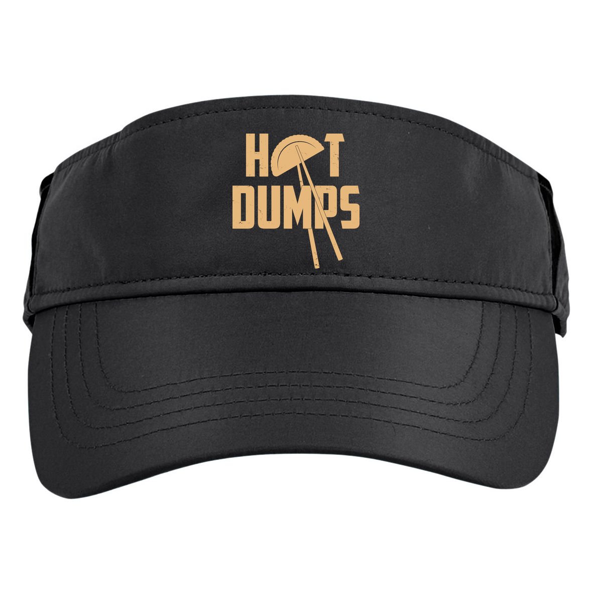 Funny Hot Dumps Dumplings Adult Drive Performance Visor