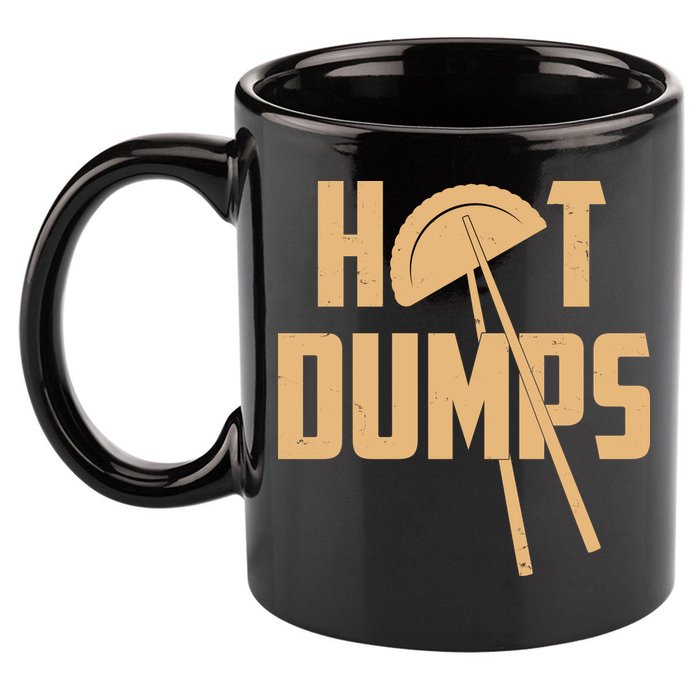 Funny Hot Dumps Dumplings 11oz C Handle Ceramic Mug