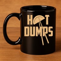 Funny Hot Dumps Dumplings 11oz C Handle Ceramic Mug