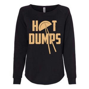 Funny Hot Dumps Dumplings Womens California Wash Sweatshirt