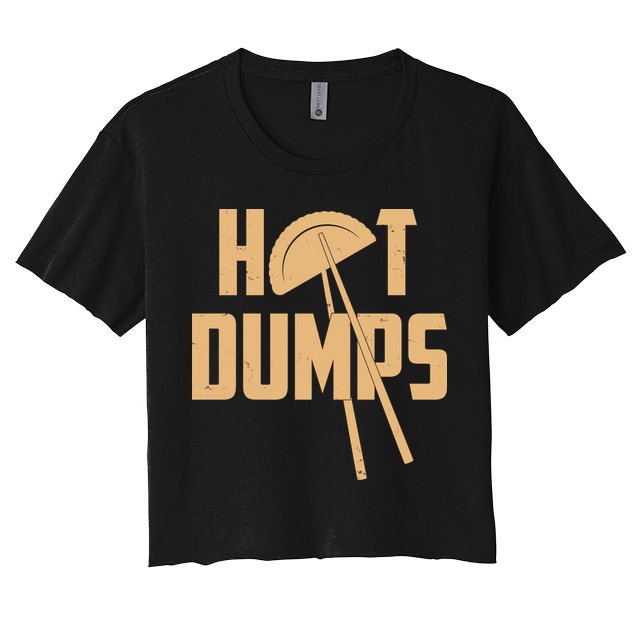 Funny Hot Dumps Dumplings Crop Top