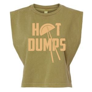 Funny Hot Dumps Dumplings Garment-Dyed Women's Muscle Tee