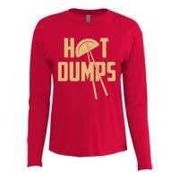 Funny Hot Dumps Dumplings Womens Cotton Relaxed Long Sleeve T-Shirt