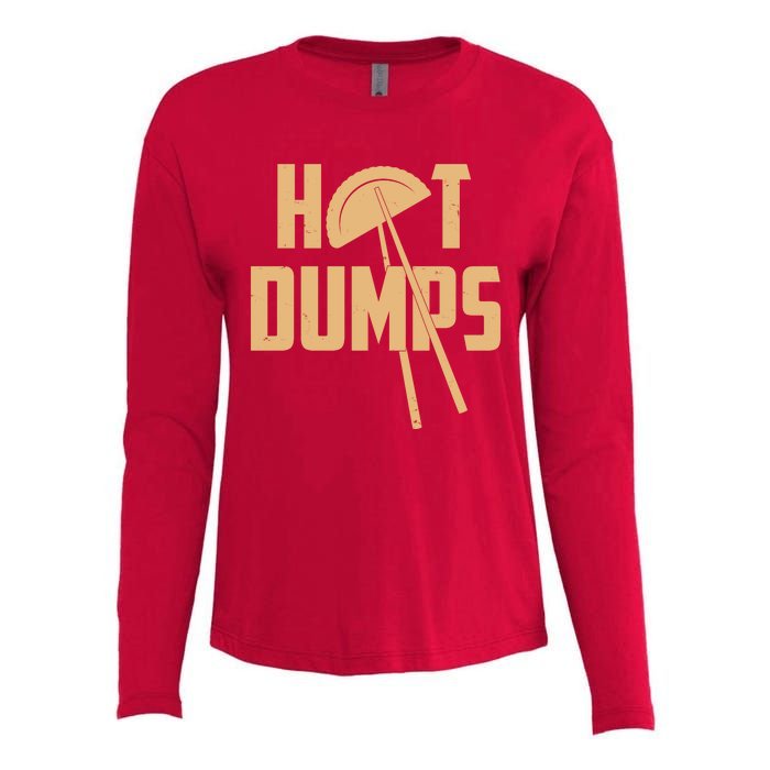 Funny Hot Dumps Dumplings Womens Cotton Relaxed Long Sleeve T-Shirt