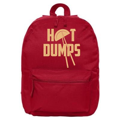 Funny Hot Dumps Dumplings 16 in Basic Backpack