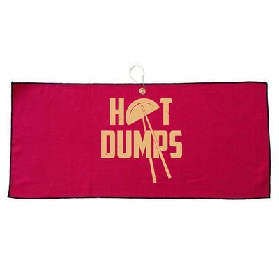 Funny Hot Dumps Dumplings Large Microfiber Waffle Golf Towel