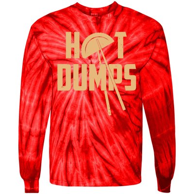 Funny Hot Dumps Dumplings Tie-Dye Long Sleeve Shirt