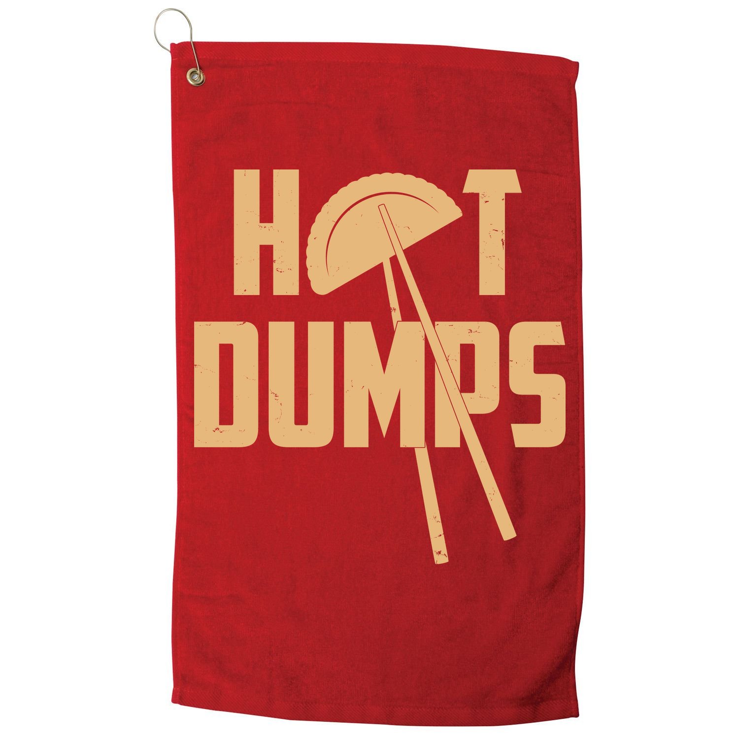Funny Hot Dumps Dumplings Golf Towel