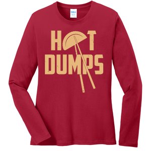 Funny Hot Dumps Dumplings Ladies Long Sleeve Shirt