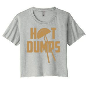 Funny Hot Dumps Dumplings Women's Crop Top Tee