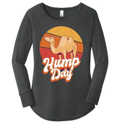 Funny Hump Day Camel Retro Vintage Camel Lovers Women's Perfect Tri Tunic Long Sleeve Shirt