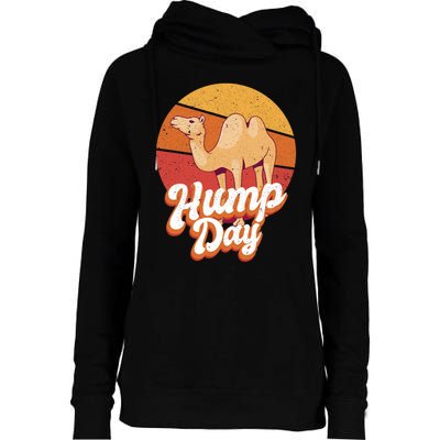 Funny Hump Day Camel Retro Vintage Camel Lovers Womens Funnel Neck Pullover Hood