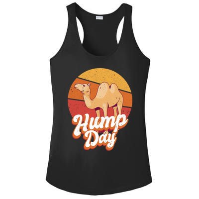 Funny Hump Day Camel Retro Vintage Camel Lovers Ladies PosiCharge Competitor Racerback Tank