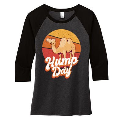 Funny Hump Day Camel Retro Vintage Camel Lovers Women's Tri-Blend 3/4-Sleeve Raglan Shirt