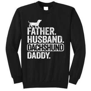 Father Husband Dachshund Daddy Wiener Dad Grandpa Doxie Sweatshirt