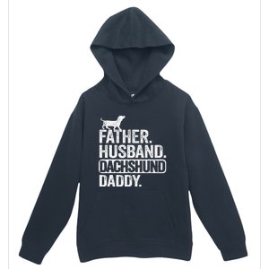 Father Husband Dachshund Daddy Wiener Dad Grandpa Doxie Urban Pullover Hoodie