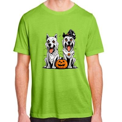 Funny Halloween Dog Ghost Mummy Dog Lover Matching Family Gift Adult ChromaSoft Performance T-Shirt