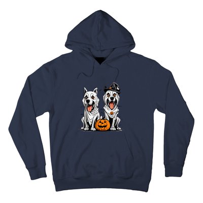 Funny Halloween Dog Ghost Mummy Dog Lover Matching Family Gift Hoodie