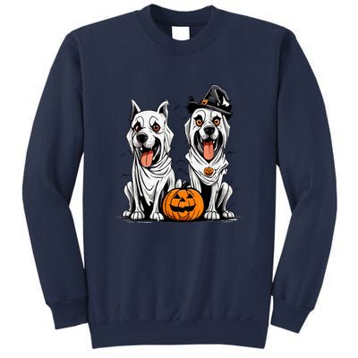 Funny Halloween Dog Ghost Mummy Dog Lover Matching Family Gift Sweatshirt