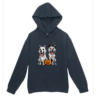 Funny Halloween Dog Ghost Mummy Dog Lover Matching Family Gift Urban Pullover Hoodie