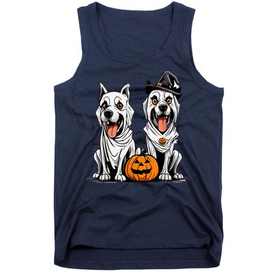 Funny Halloween Dog Ghost Mummy Dog Lover Matching Family Gift Tank Top