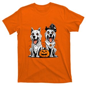 Funny Halloween Dog Ghost Mummy Dog Lover Matching Family Gift T-Shirt