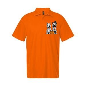 Funny Halloween Dog Ghost Mummy Dog Lover Matching Family Gift Softstyle Adult Sport Polo