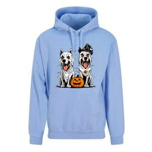 Funny Halloween Dog Ghost Mummy Dog Lover Matching Family Gift Unisex Surf Hoodie