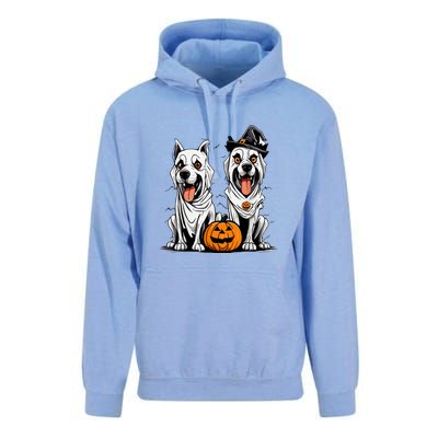 Funny Halloween Dog Ghost Mummy Dog Lover Matching Family Gift Unisex Surf Hoodie