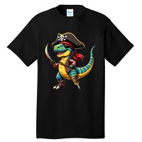 Funny Halloween Dinosaur Trex Pirate Tall T-Shirt