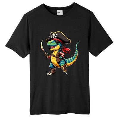 Funny Halloween Dinosaur Trex Pirate Tall Fusion ChromaSoft Performance T-Shirt