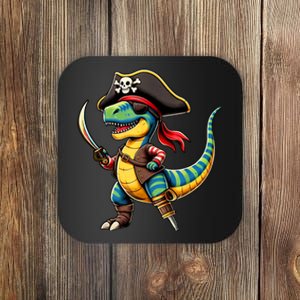 Funny Halloween Dinosaur Trex Pirate Coaster