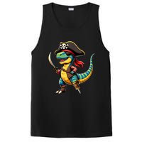 Funny Halloween Dinosaur Trex Pirate PosiCharge Competitor Tank