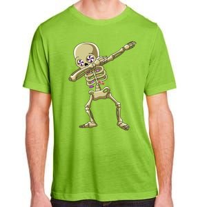 Funny Halloween Dabbing Candy Skeleton Adult Dab Gift Adult ChromaSoft Performance T-Shirt