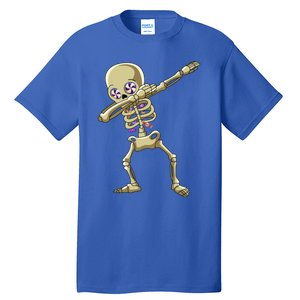 Funny Halloween Dabbing Candy Skeleton Adult Dab Gift Tall T-Shirt