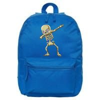 Funny Halloween Dabbing Candy Skeleton Adult Dab Gift 16 in Basic Backpack