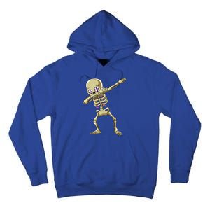 Funny Halloween Dabbing Candy Skeleton Adult Dab Gift Tall Hoodie