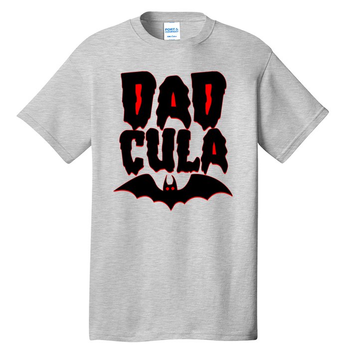 Funny Halloween Dadcula Dracula Tall T-Shirt